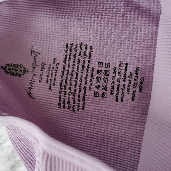 35. Free People Movement Cut It Out Longsleeve Crop Lilac - Picture 4 of 13